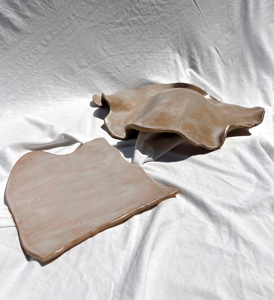 Brown Ghost Charcuterie Board + Plate