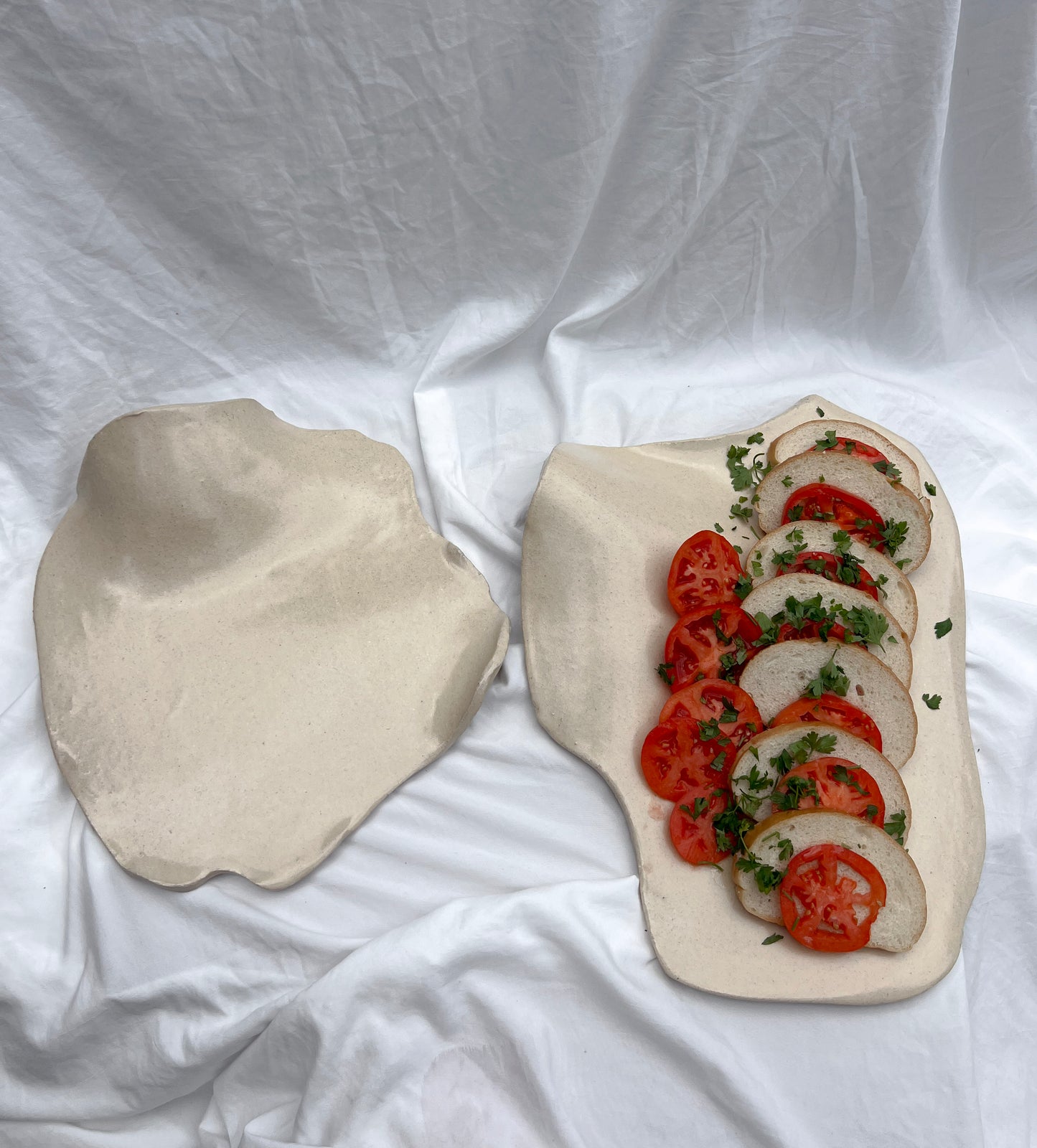 Large Wiggle Beige Charcuterie Board